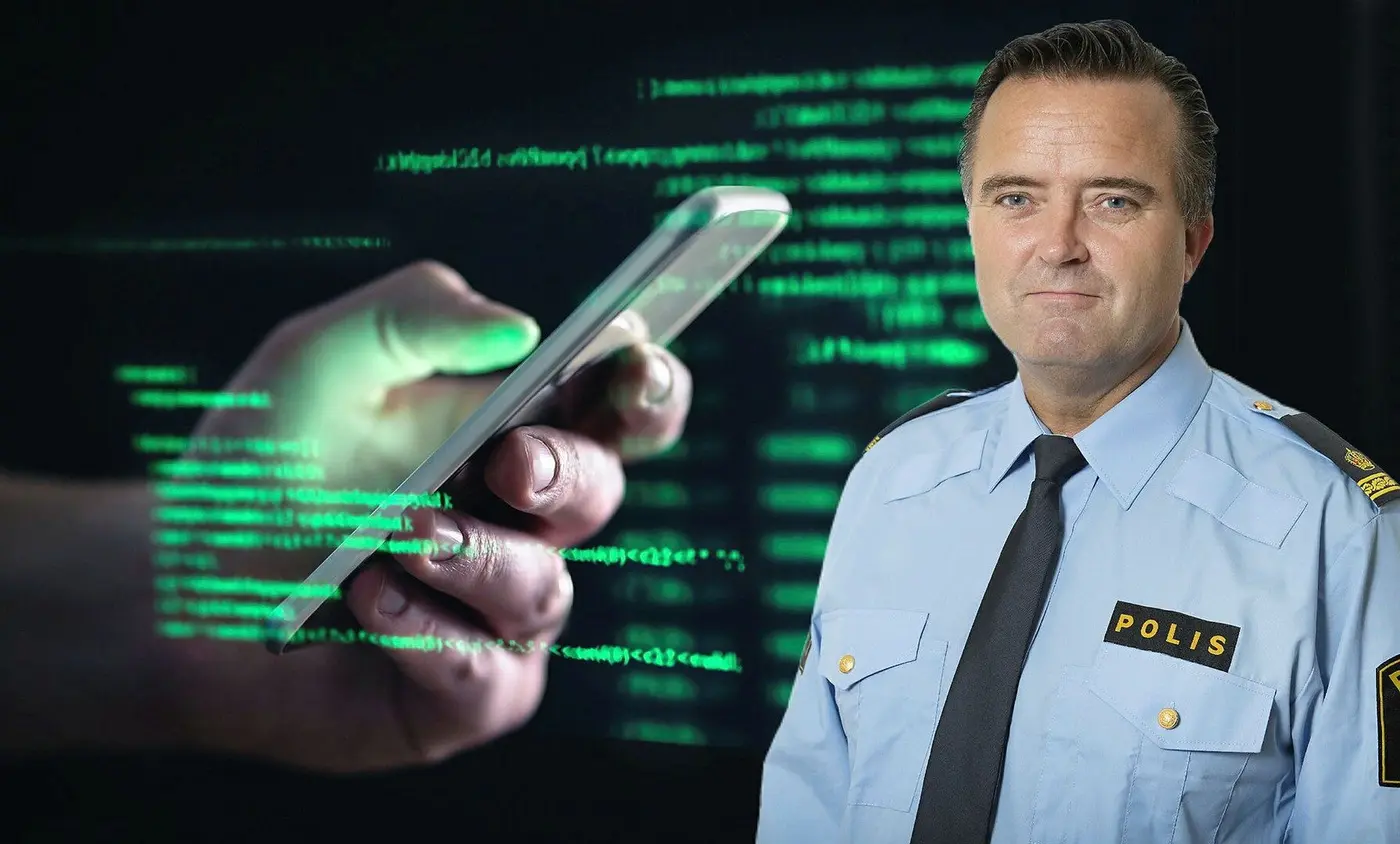 Jan Olsson in police uniform